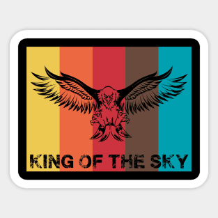 Retro Eagle Sticker